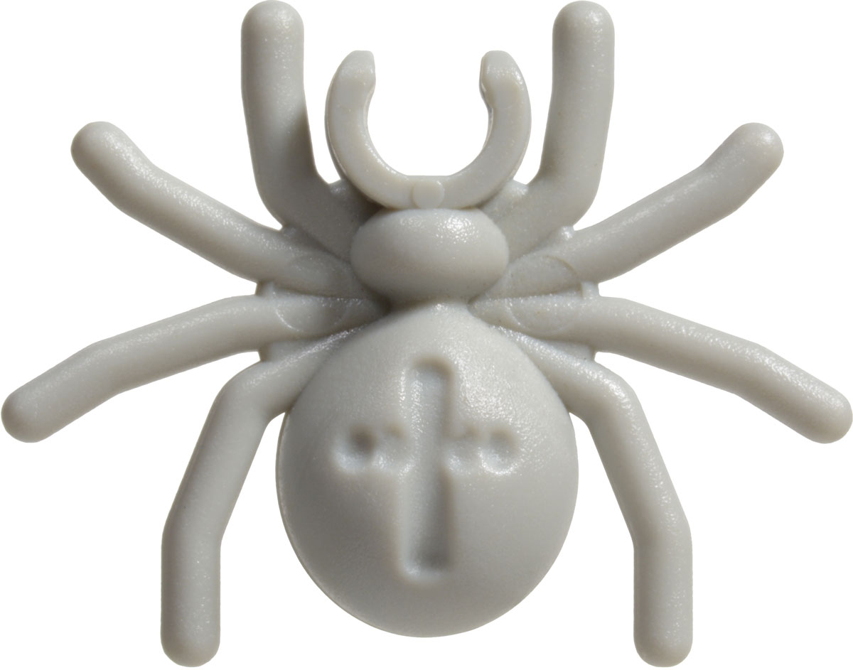 glow-in-the-dark-white spider underside
