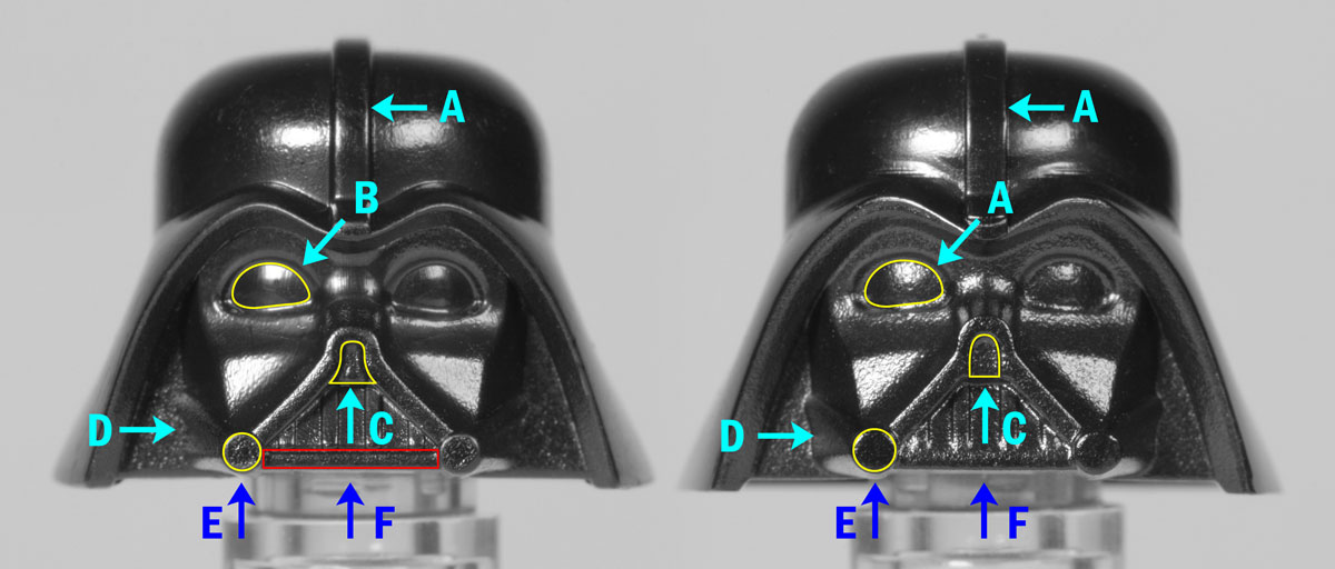 vader helmet variants